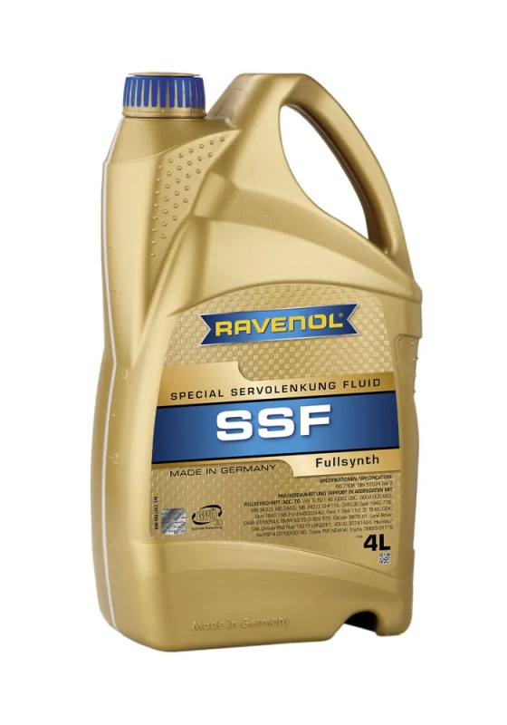 Ilustracja SSF FLUID 4L RAV RAVENOL OLEJ WSPOMAGANIE SSF FLUID 4L